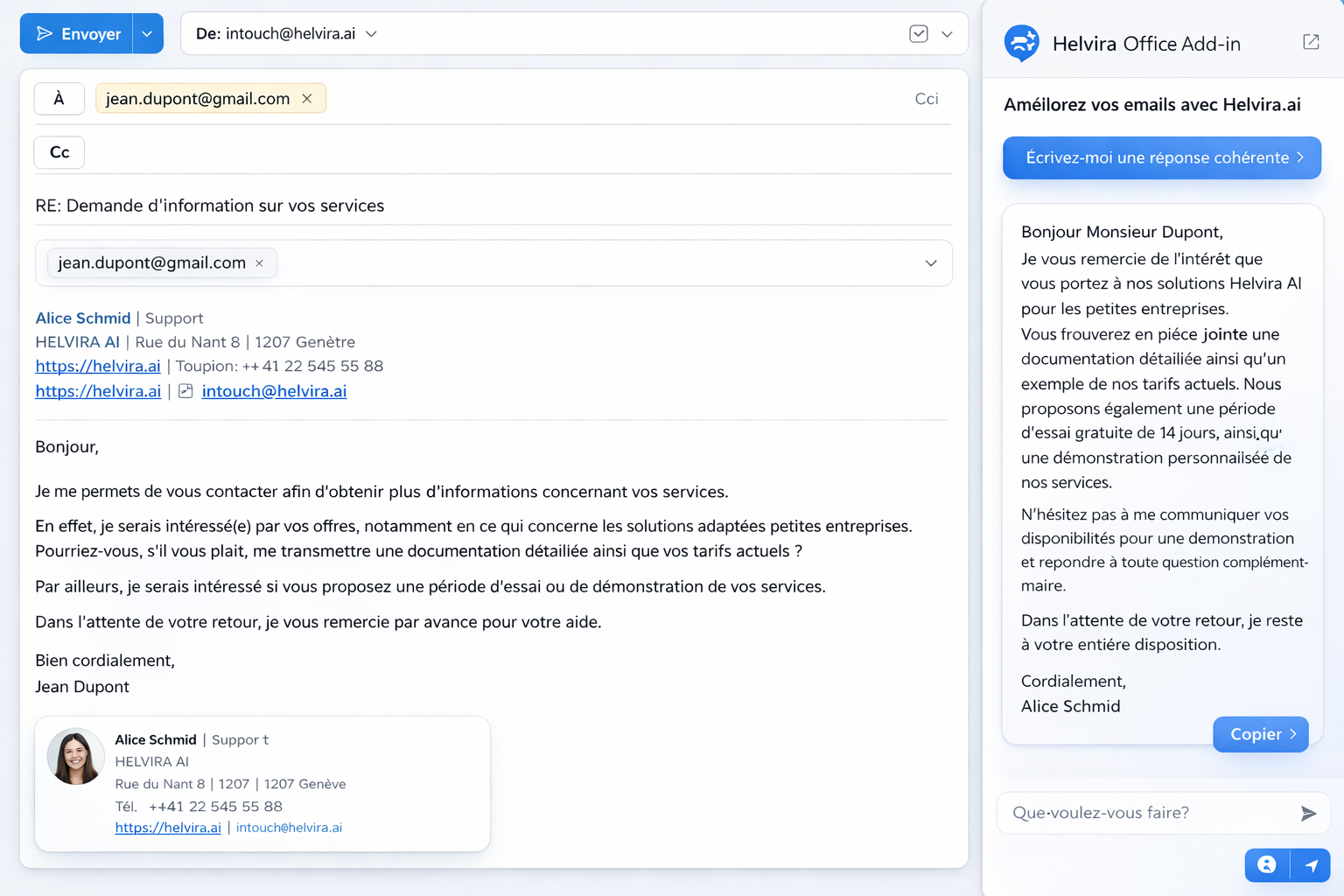 AI Chat integration in professional tools